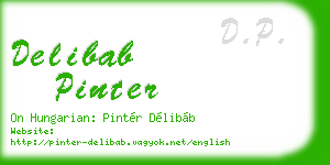 delibab pinter business card